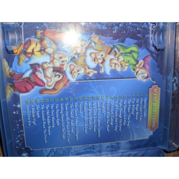 Disney's Snow White & The Seven Dwarfs Diamond Edition 2 BluRay Discs Slip Cover - Picture 7 of 11